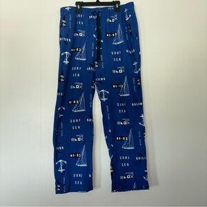 Nautica Blue Sailboat Sleepwear Pants